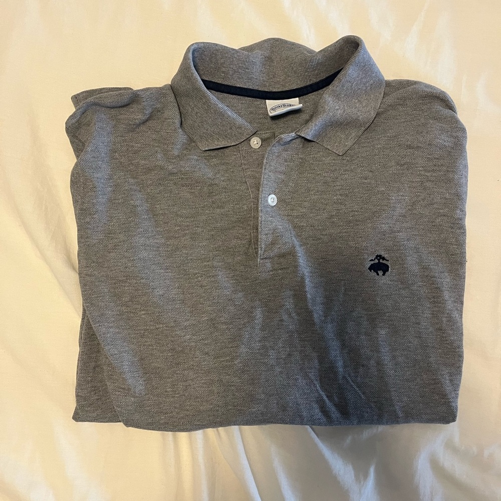 Brooks Brothers long sleeve cotton polo
